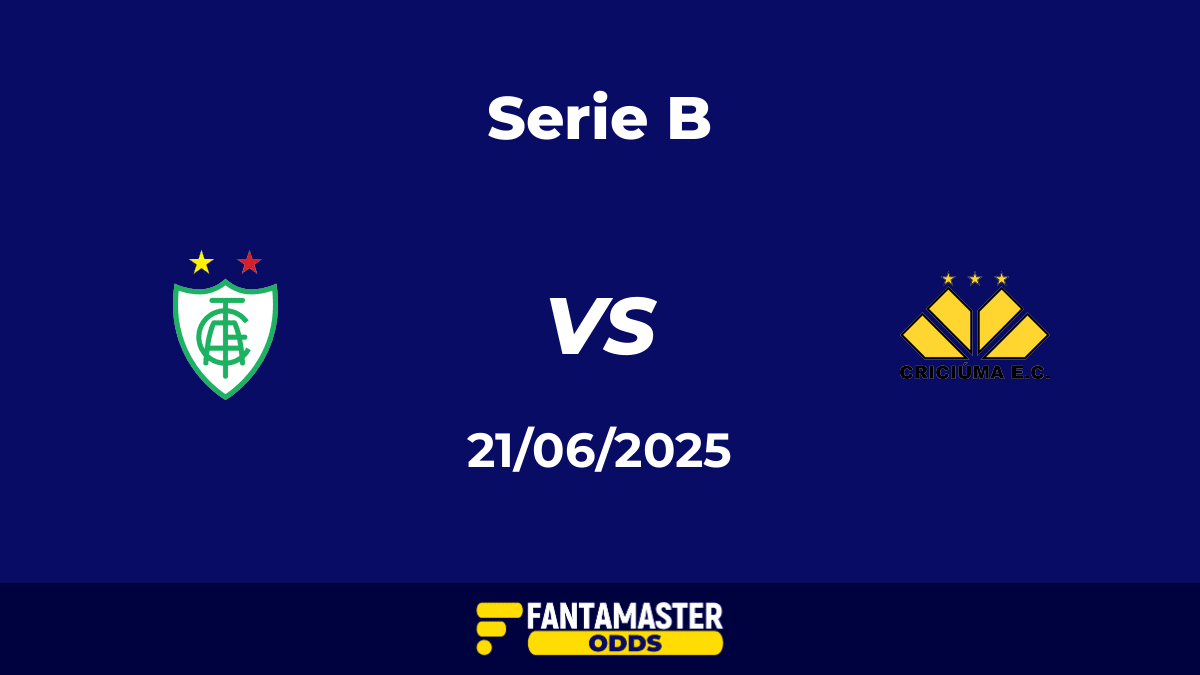 América Mineiro vs Criciúma del 21/06/2025