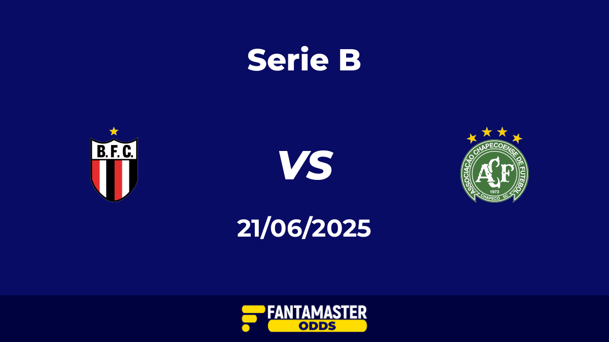 Botafogo SP vs Chapecoense del 20/06/2025