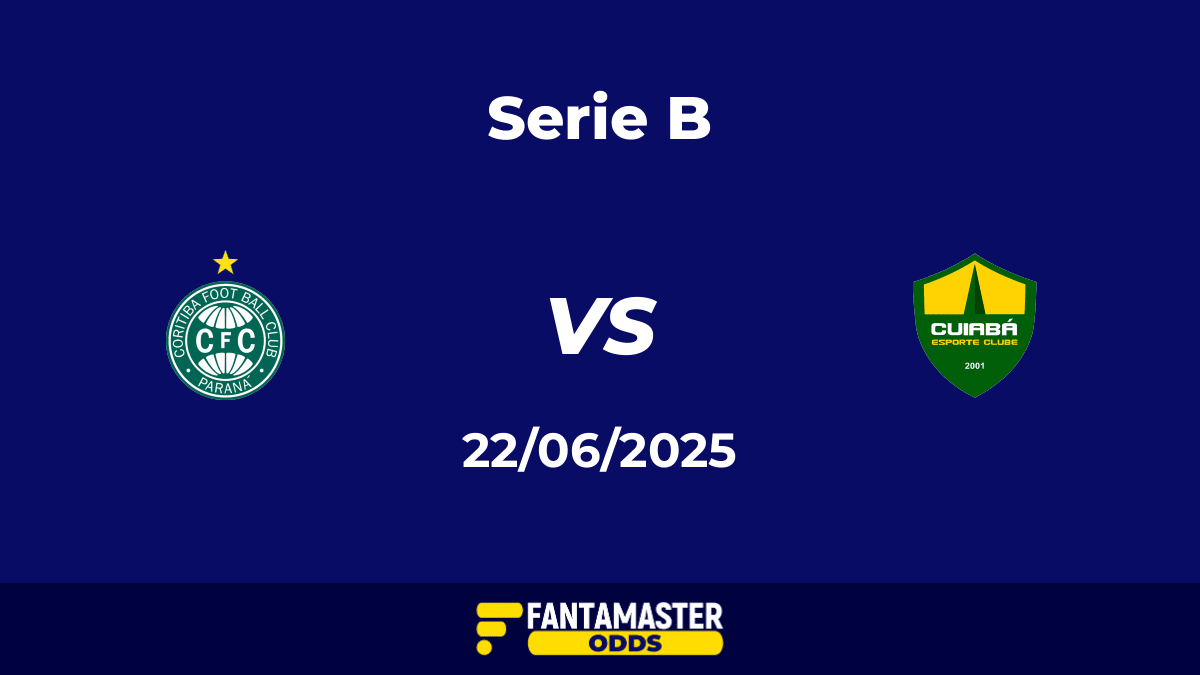 Coritiba vs Cuiabá del 22/06/2025