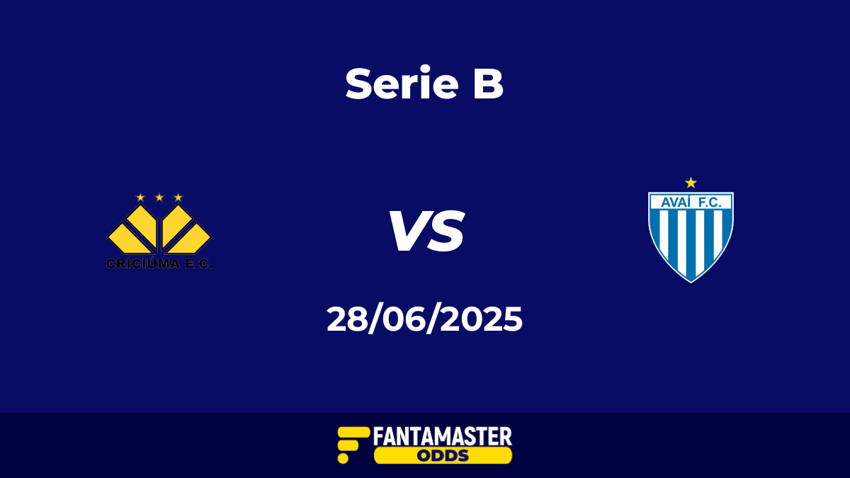 Criciúma vs Avaí del 27/06/2025