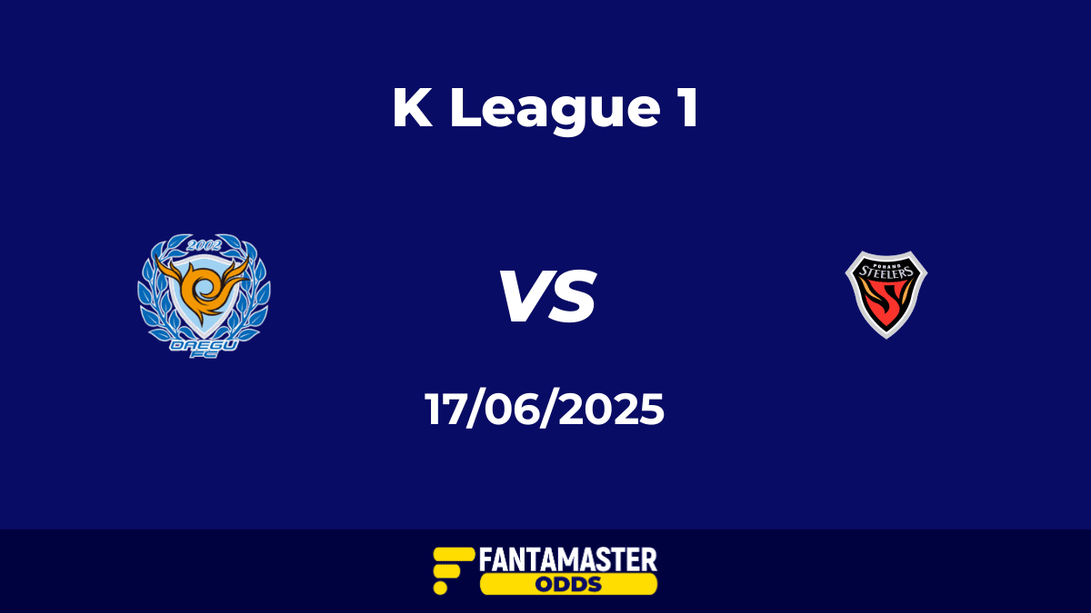 Daegu vs Pohang Steelers del 17/06/2025