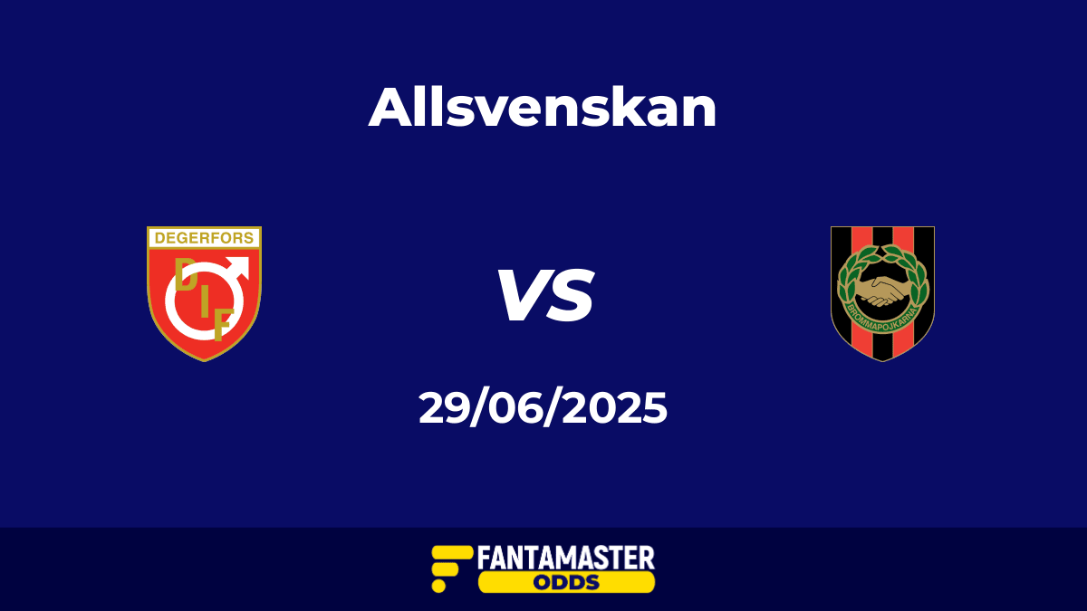 Degerfors vs Brommapojkarna del 29/06/2025