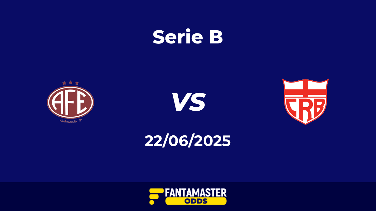 Ferroviária vs CRB del 21/06/2025