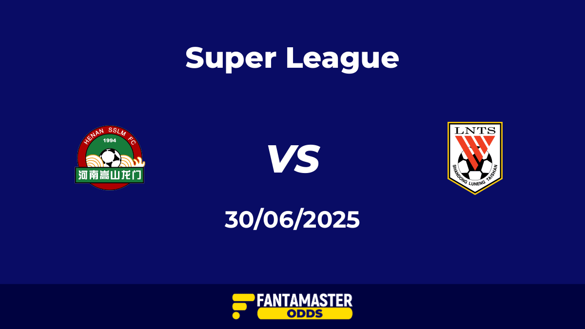 Henan Songshan Longmen vs Shandong Taishan del 30/06/2025