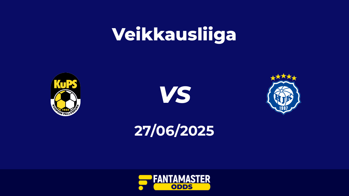 KuPS vs HJK del 27/06/2025