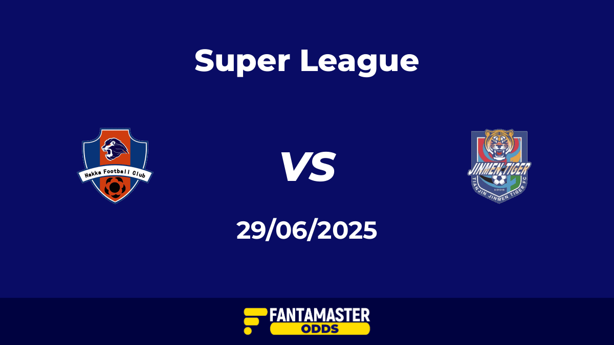Meizhou Hakka vs Tianjin Jinmen Tiger del 29/06/2025
