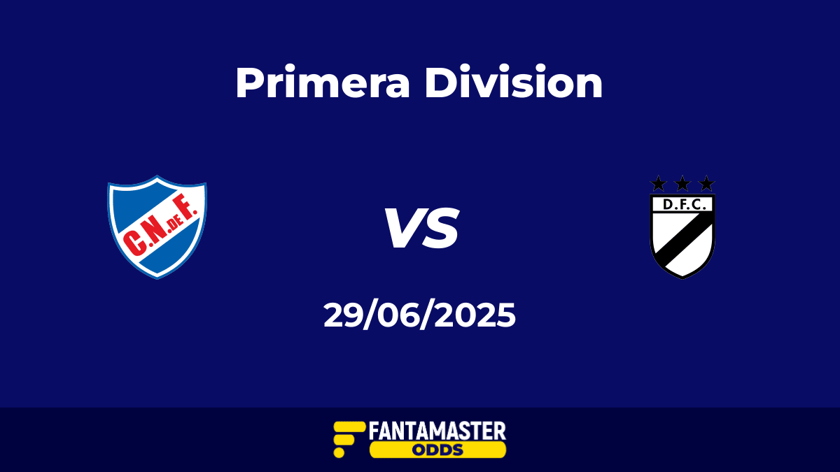 Nacional vs Danubio del 29/06/2025
