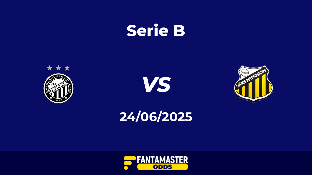 Operário PR vs Novorizontino del 23/06/2025