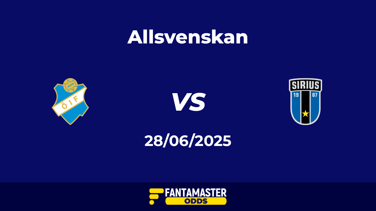Öster vs Sirius del 28/06/2025