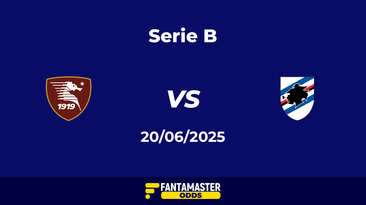 Salernitana vs Sampdoria del 20/06/2025