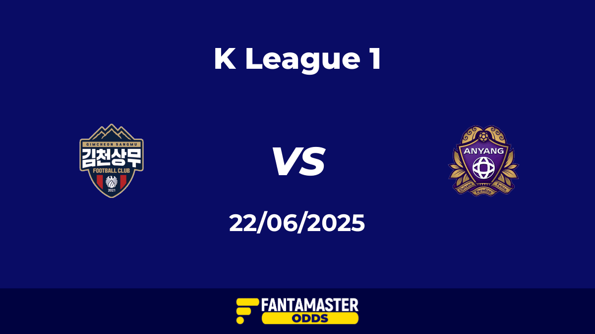 Sangju Sangmu vs Anyang del 22/06/2025