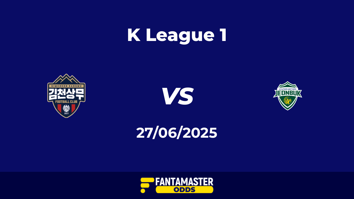 Sangju Sangmu vs Jeonbuk Motors del 27/06/2025