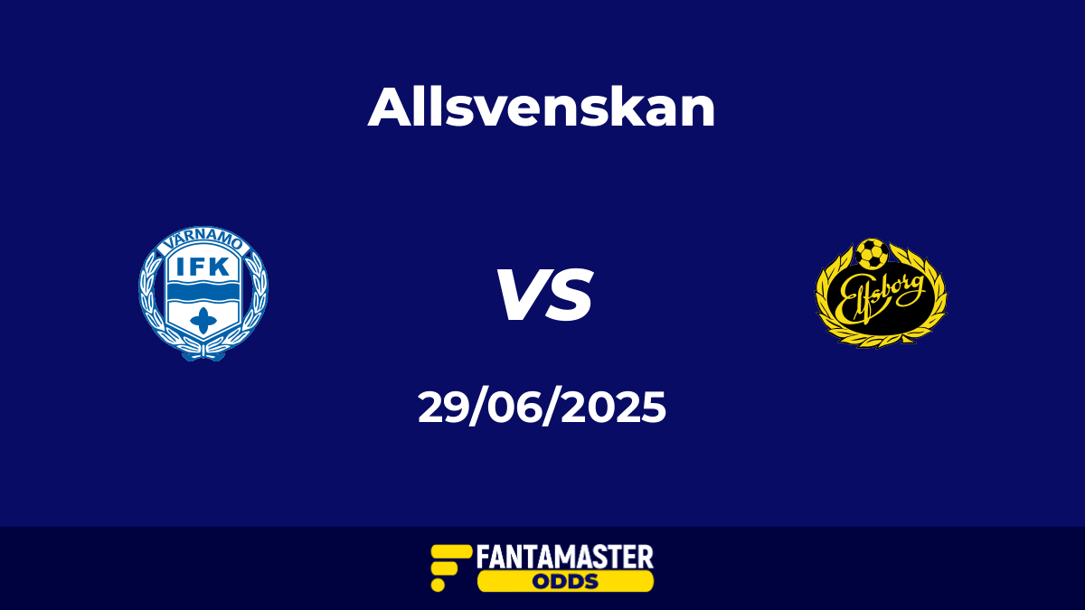 Värnamo vs Elfsborg del 29/06/2025