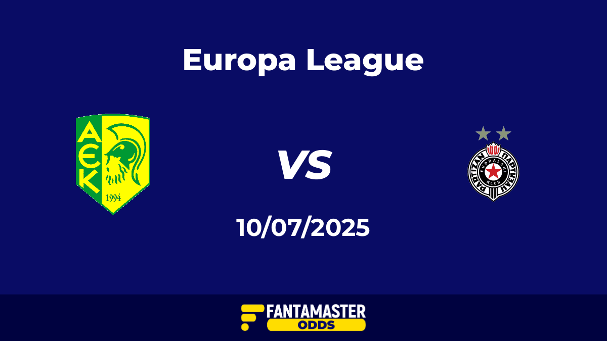 AEK Larnaca vs Partizan del 10/07/2025