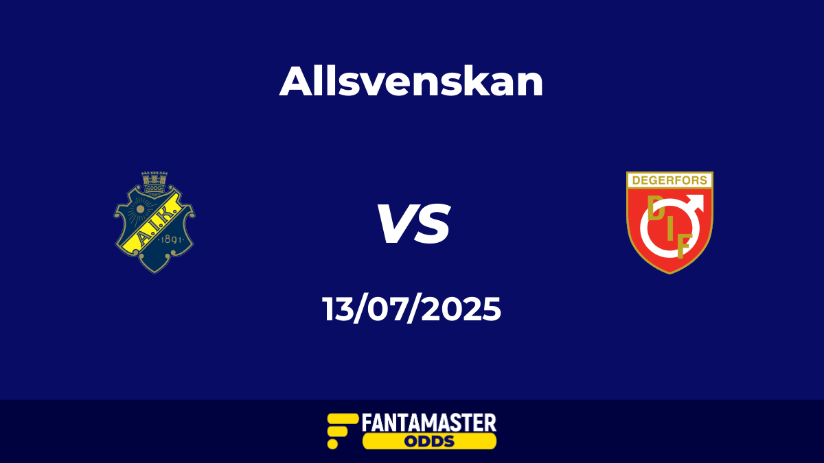 AIK vs Degerfors del 13/07/2025