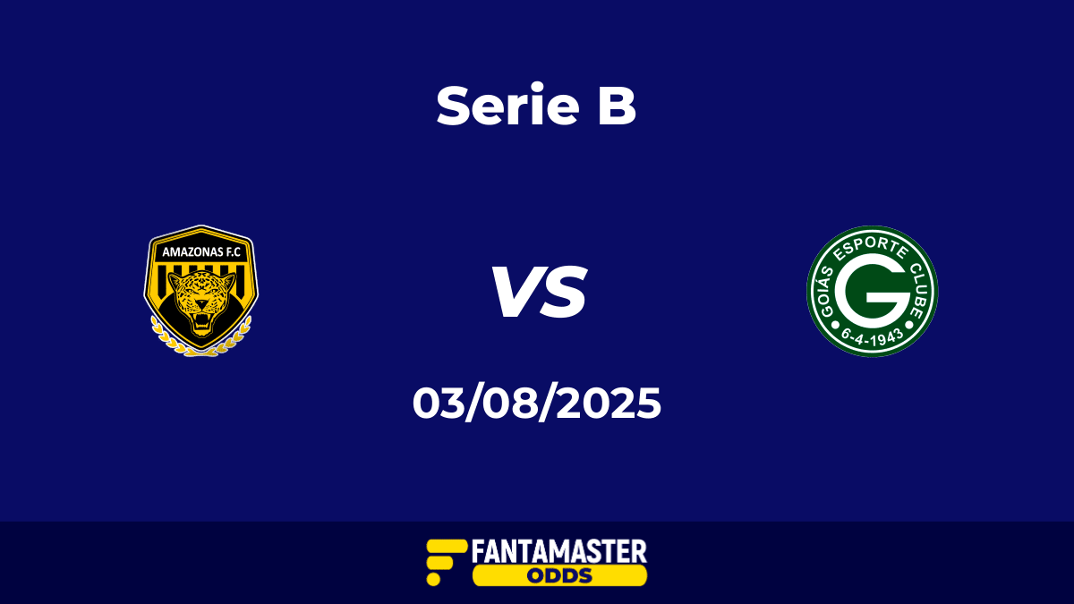 Amazonas vs Goiás del 02/08/2025