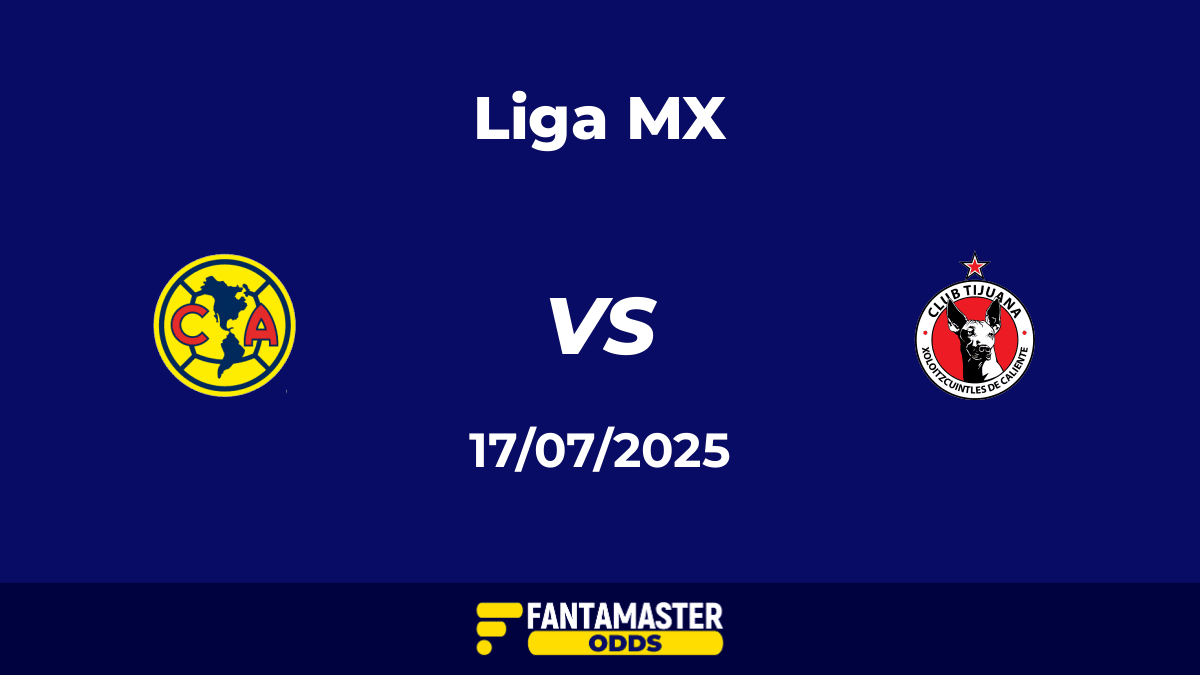 América vs Tijuana del 17/07/2025