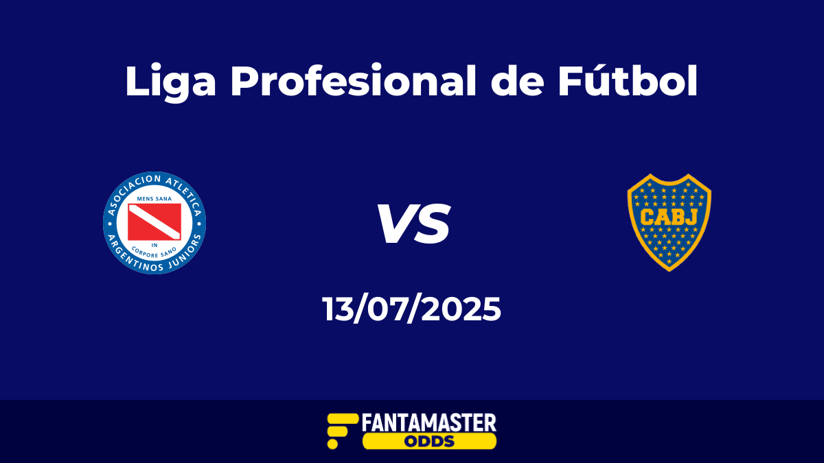 Argentinos Juniors vs Boca Juniors del 13/07/2025