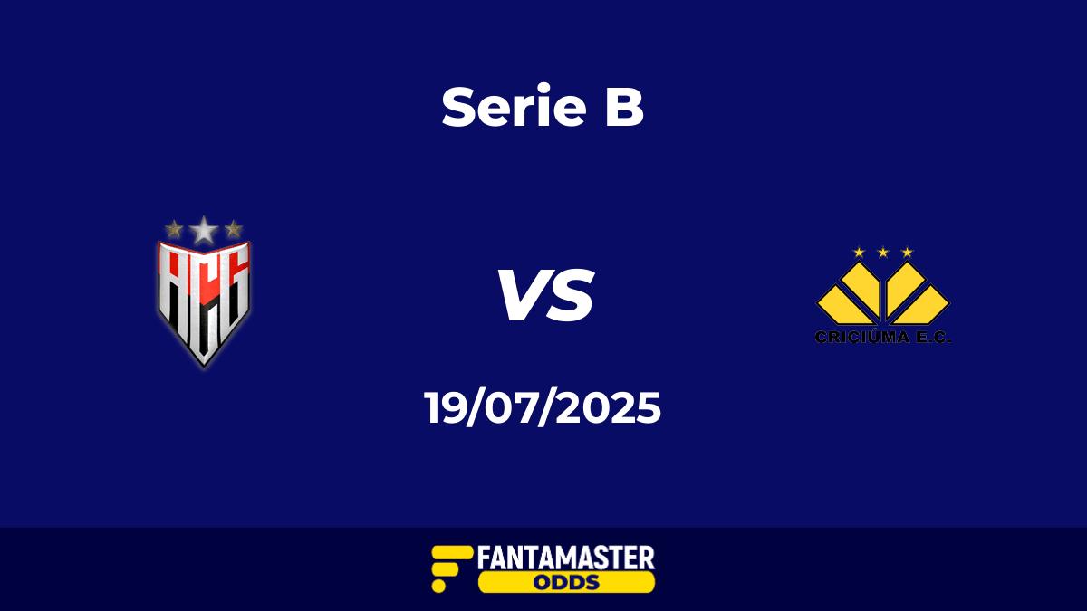 Atlético GO vs Criciúma del 18/07/2025