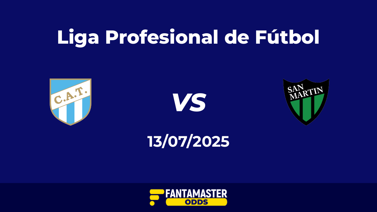 Atlético Tucumán vs San Martín San Juan del 13/07/2025
