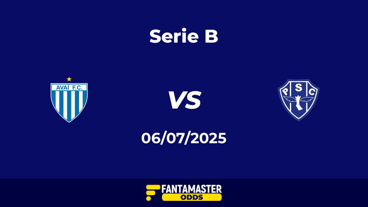Avaí vs Paysandu del 05/07/2025