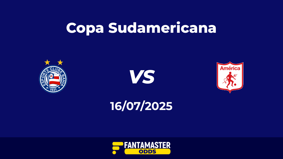 Bahia vs América de Cali del 16/07/2025