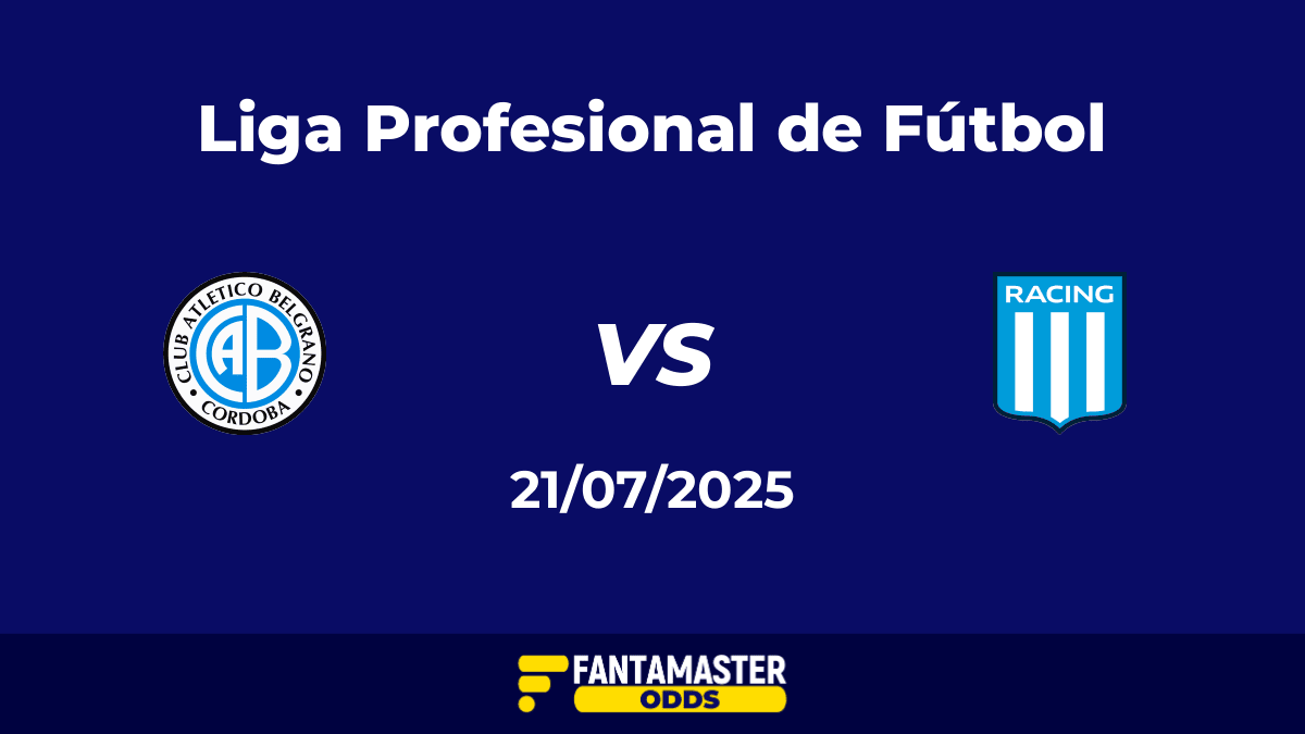 Belgrano vs Racing Club del 20/07/2025