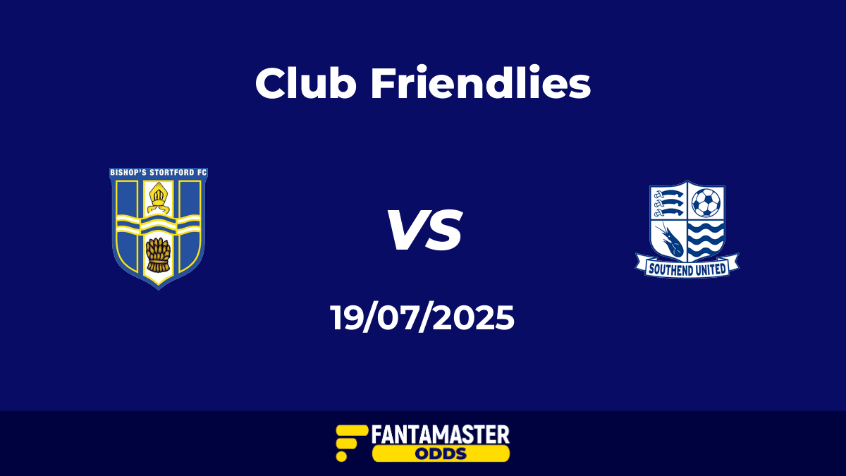 Bishop's Stortford vs Southend United del 19/07/2025
