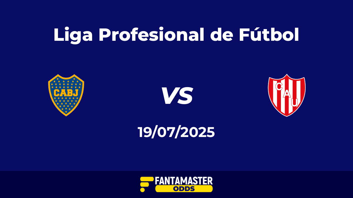 Boca Juniors vs Unión Santa Fe del 18/07/2025