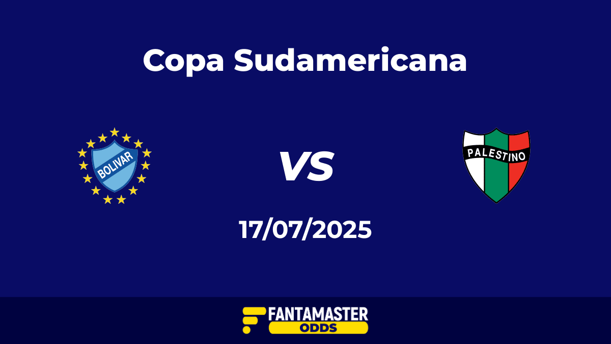 Bolívar vs Palestino del 16/07/2025
