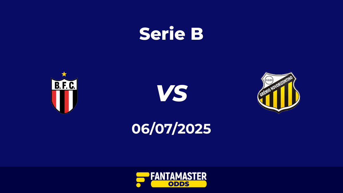 Botafogo SP vs Novorizontino del 06/07/2025