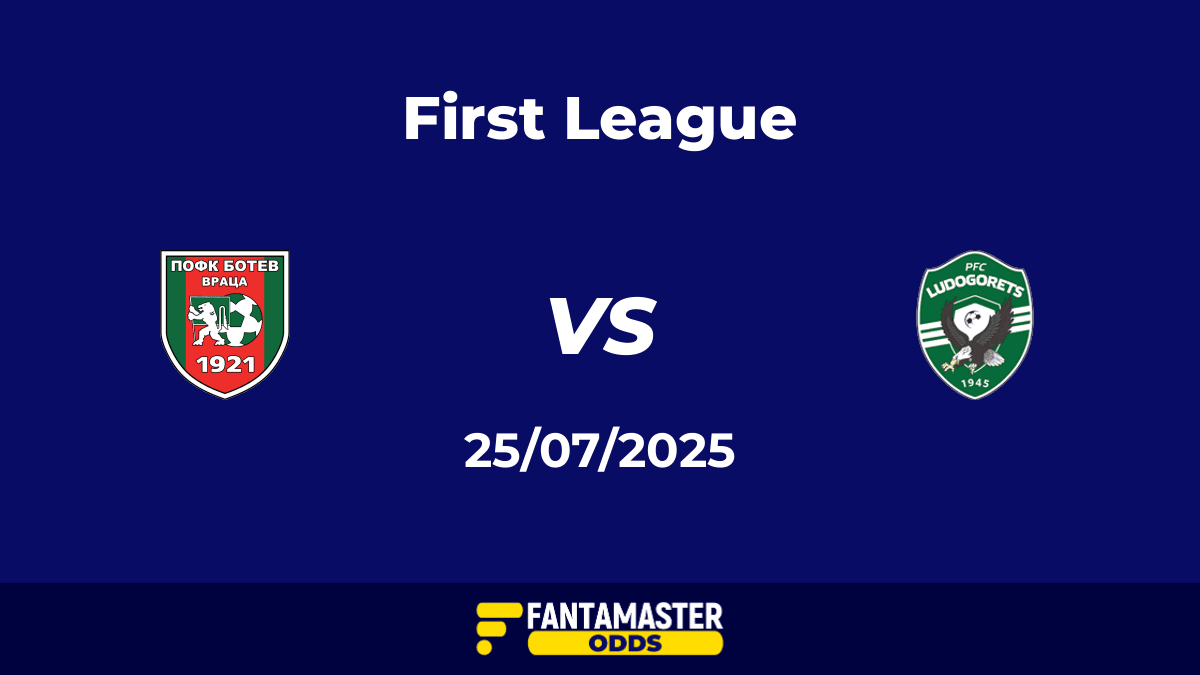 Botev Vratsa vs Ludogorets del 25/07/2025