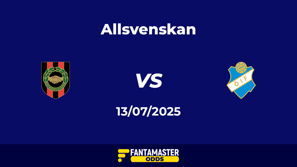 Brommapojkarna vs Öster del 13/07/2025