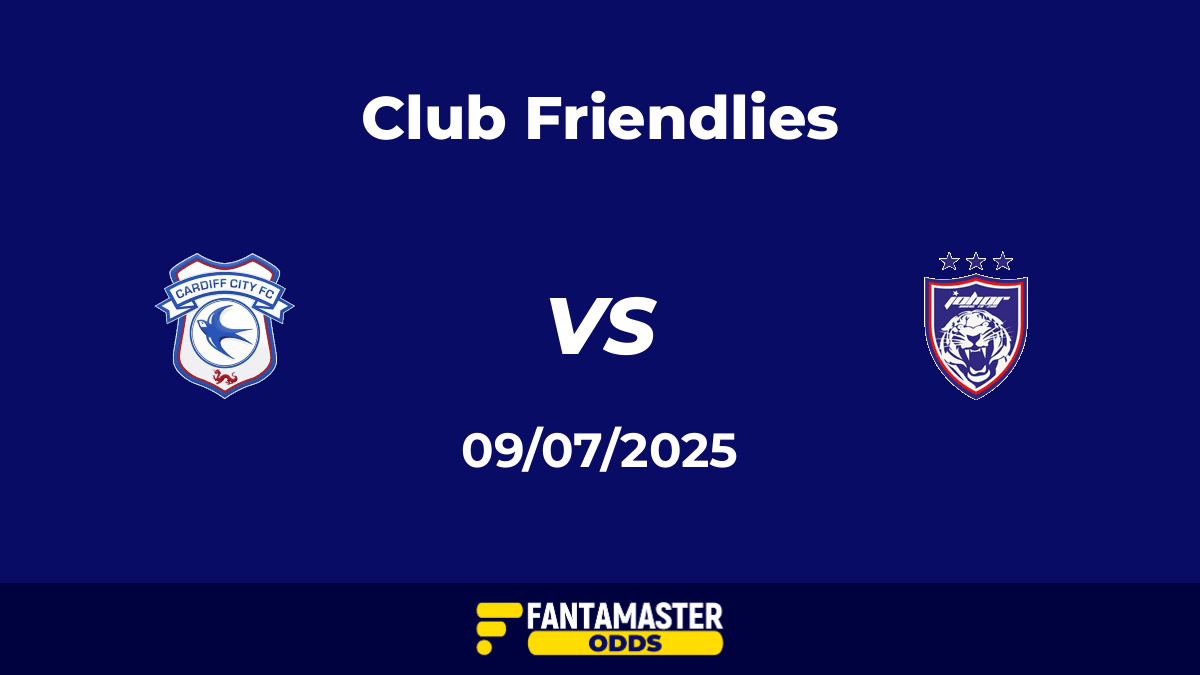 Cardiff City vs Johor Darul Ta'zim del 09/07/2025