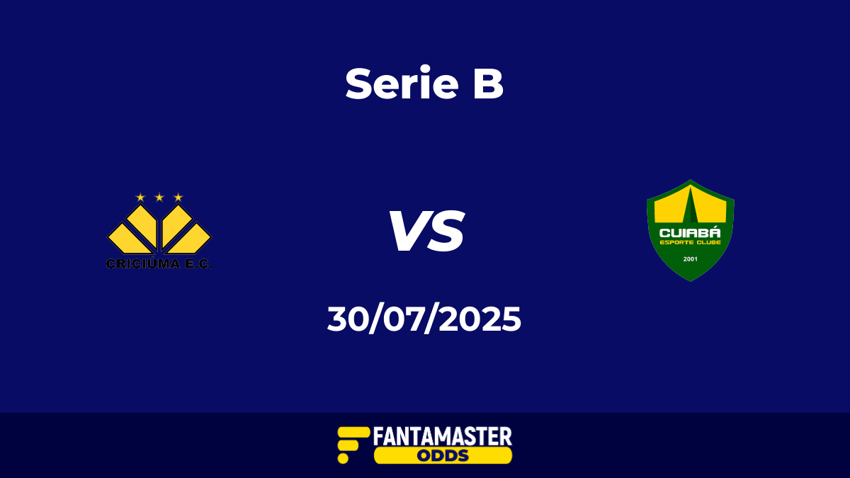 Criciúma vs Cuiabá del 29/07/2025