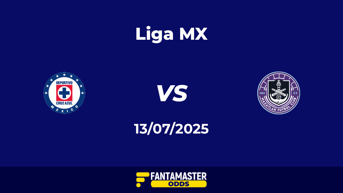 Cruz Azul vs Mazatlán del 13/07/2025