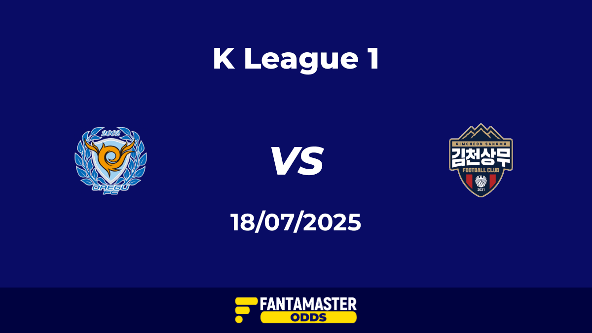 Daegu vs Sangju Sangmu del 18/07/2025