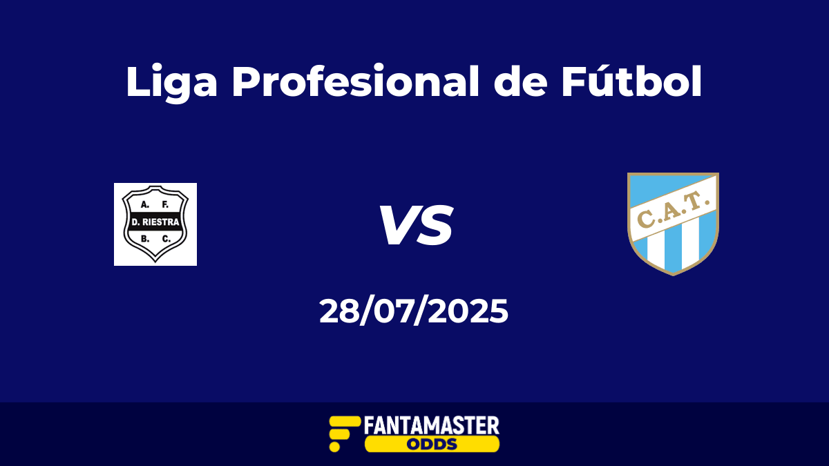Deportivo Riestra vs Atlético Tucumán del 28/07/2025