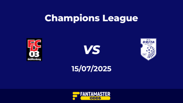 Differdange 03 vs Drita del 15/07/2025