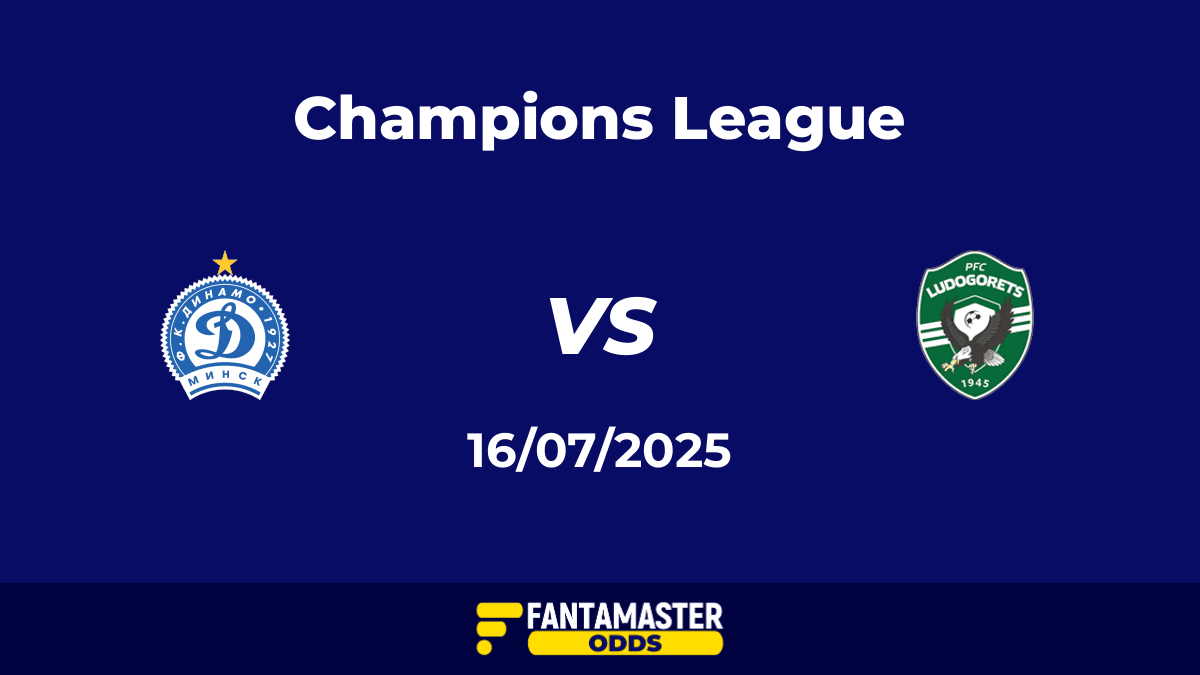 Dinamo Minsk vs Ludogorets del 16/07/2025
