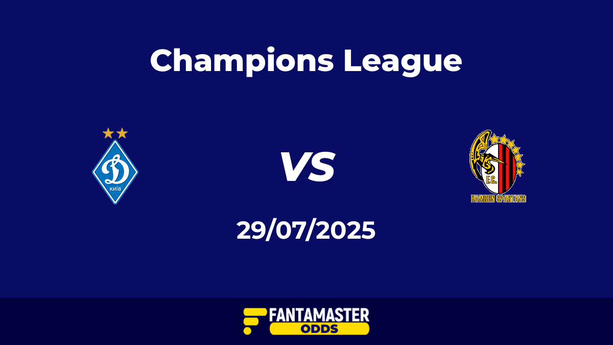 Dynamo Kyiv vs Hamrun Spartans del 29/07/2025