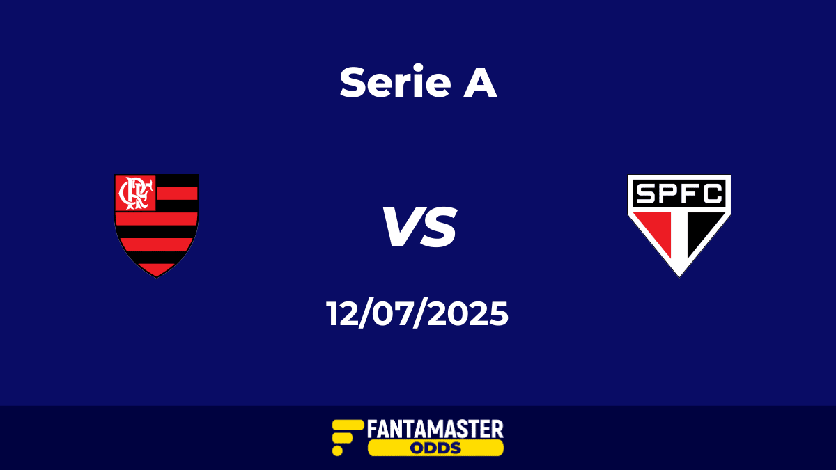 Flamengo vs São Paulo del 12/07/2025