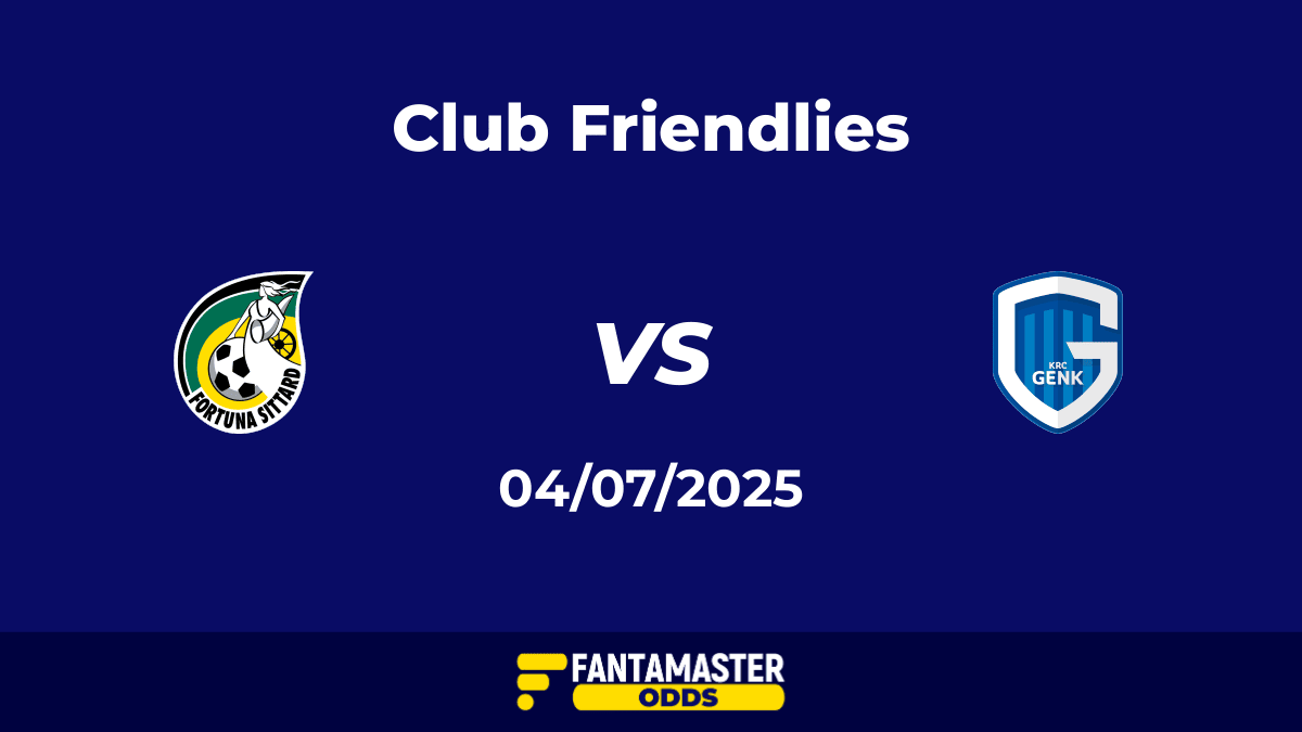 Fortuna Sittard vs Genk del 04/07/2025