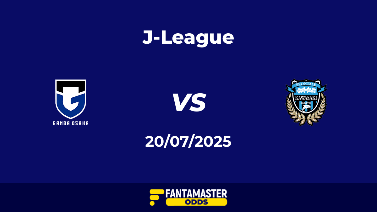Gamba Osaka vs Kawasaki Frontale del 20/07/2025