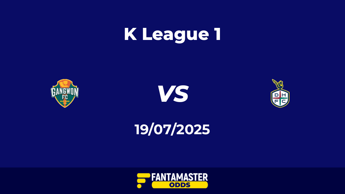 Gangwon vs Daejeon Citizen del 19/07/2025