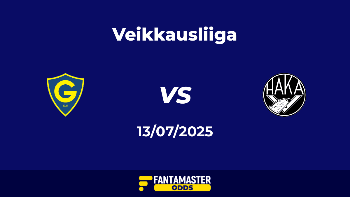 Gnistan vs Haka del 13/07/2025