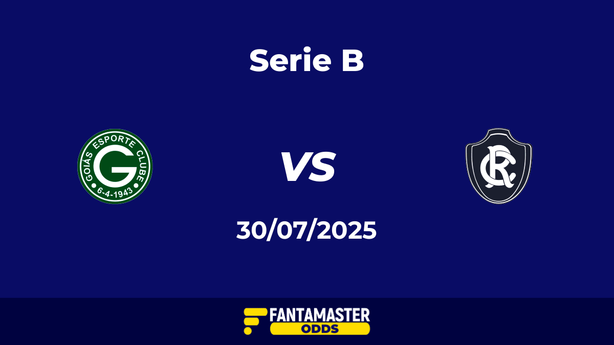 Goiás vs Remo del 30/07/2025
