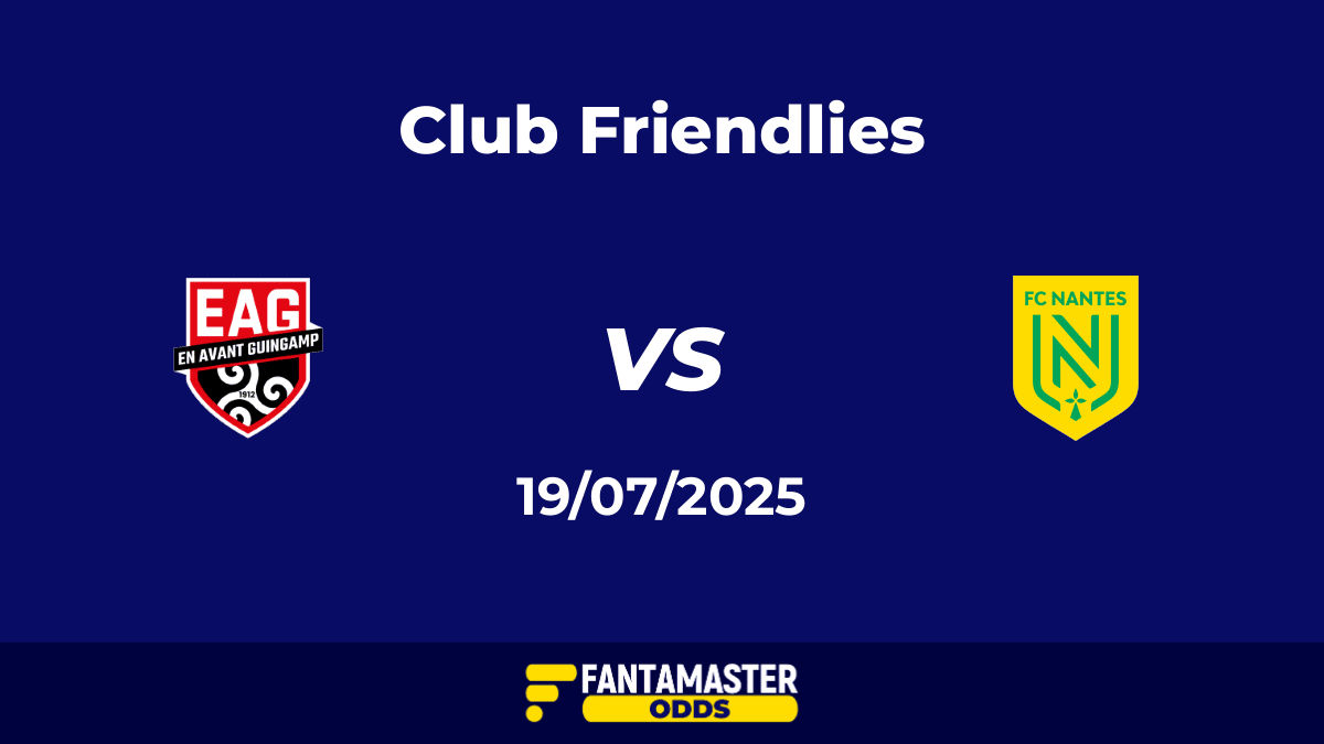 Guingamp vs Nantes del 19/07/2025