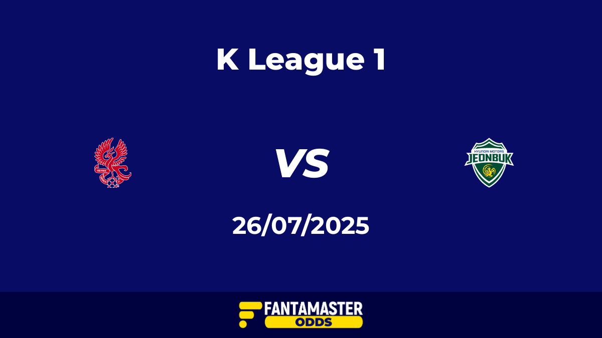 Gwangju vs Jeonbuk Motors del 26/07/2025