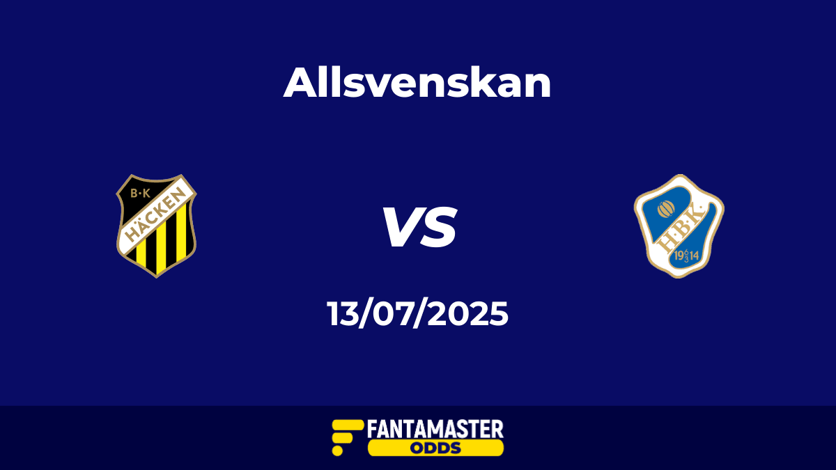 Häcken vs Halmstad del 13/07/2025